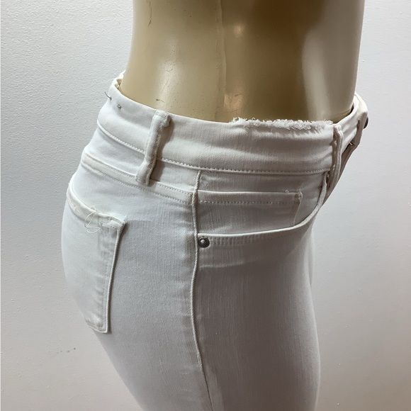 AllSaints Size 29 Grace Women's White Distressed Jeans. Preloved - Picture 4 of 12